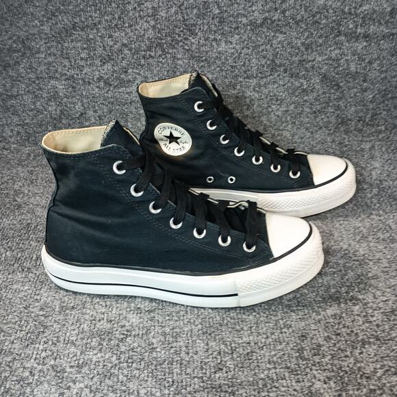 Converse Chuck Taylor All Star Lift Platform Women Size 9 Black High Top - Picture 1 of 10